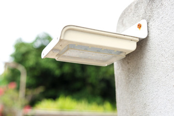 Solar Lighting, Photovoltaic power generation, Solar Lighting on the wall.