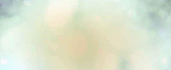 Abstract background banner - pastel background with bokeh lights