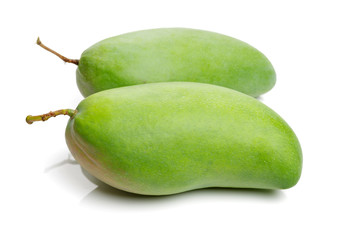 mangos on a white background 