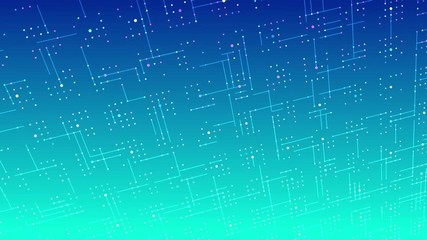 Data field network system on blue - Powered by Adobe