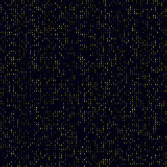 Technology Pattern. Yellow sparse binary seamless pattern. Powerful background. Stylish vector illustration.