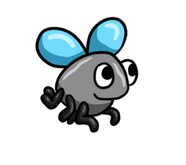 Cute Stylized Little Fly