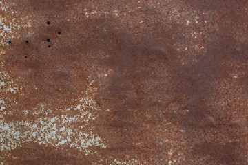 abstract Rust old on metallic surface brown texture background for wallpaper, construction ironworks metallic backdrop design shape for architecture, sheet aluminum durable for industrial