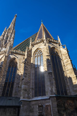 Fototapeta premium St Stephen Cathedral - main austrian church located in Vienna city center