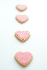 Galletas de corazón para San Valentín