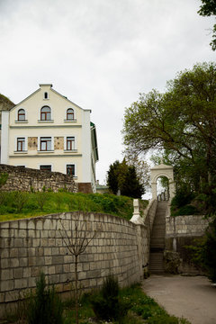 Entrance to the Inkerman Orthodox monastery, Crimea.