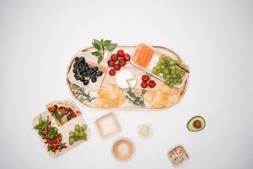 Food Picnic Spread Eco friendly Food Packaging and Bamboo Plates