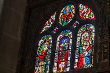 stained glass window