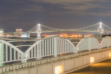 東京都港区竹芝から見た東京の夜景