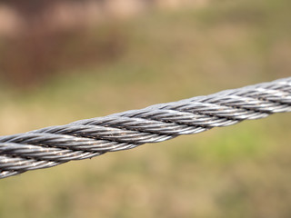 Stahlseil isoliert Industrie