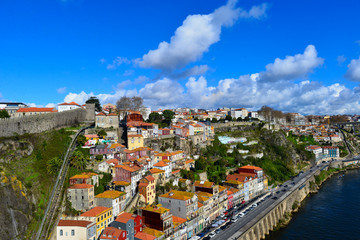 Fototapeta na wymiar Festung Muralha Fernandina da Sé in Porto/Portugal