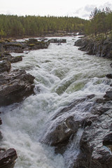 Sjoa- beliebtes Wildwasserrevier in Norwegen