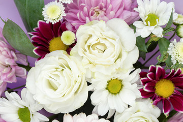 bouquet of different flowers