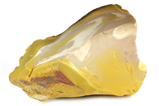 mookaite from Australia isolated on white background