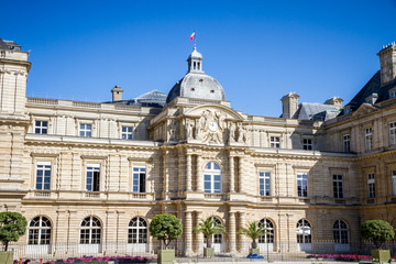 Fototapeta na wymiar Luxembourg Palace and Gardens, Paris