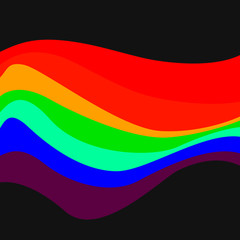 background in colors of lgbt flag, illustration design