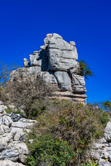 El Torcal de Antequera, Andalusia, Spain, near Antequera, province Malaga.