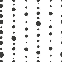 Simple abstract seamless patterns with spots and dots. Background for decoration, wrapping paper, wallpaper, cards and greetings. Minimalistic style two colors