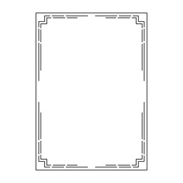 abstract fraime, decorative ornamental frame, original design