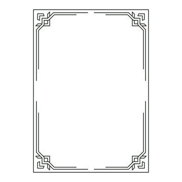 abstract fraime, decorative ornamental frame, original design