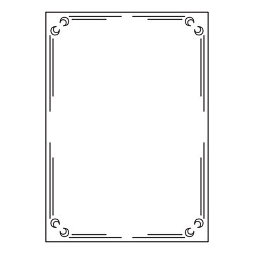 abstract fraime, decorative ornamental frame, original design