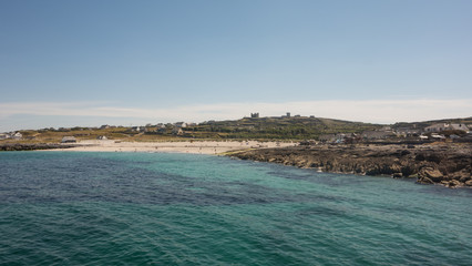 The beach at Inisheer, the smallest of the Aran Islands off the coast of Galway in the west of Ireland.