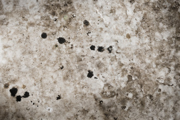 Texture of snow on the road tracks and dirt