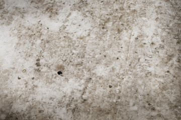 Texture of snow on the road tracks and dirt