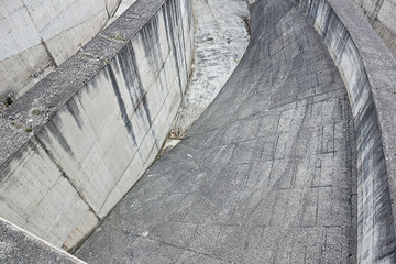 abstract gray background concrete structure dam closeup