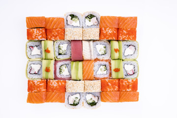  set of rolls on a light background for the menu9