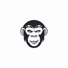 monkey logo animal vector design