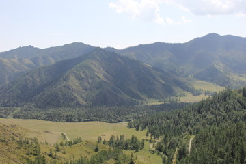 landscape in the mountains