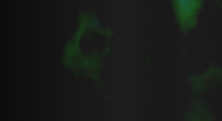 Hintergrund schwarz mit grünem Nebel Rauch Wolken