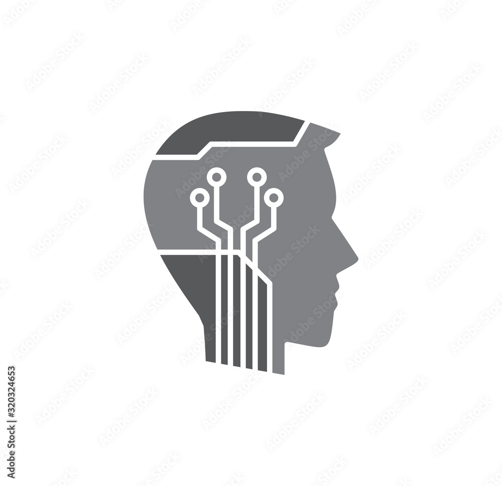 Poster ai related icon on background for graphic and web design. simple illustration. internet concept symb