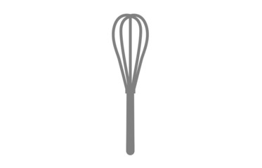 A vector illustration of a whisk