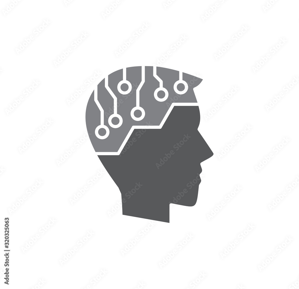 Poster ai related icon on background for graphic and web design. simple illustration. internet concept symb