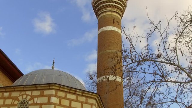 ankara turkey, January 23, 2020, the historical and religious Hacı Bayram Veli Tomb and mosque,