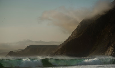 Sunset on the Pacific Ocean