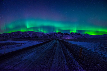 aurora borealis in iceland