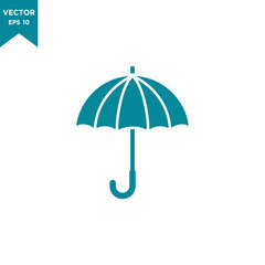 umbrella icon in trendy flat style 