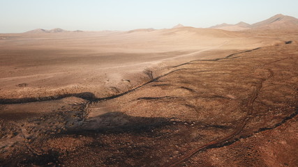 Fototapeta premium Nature from a camera in the middle of winter in the Canary Islands