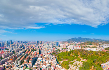 Fototapeta premium The scenery of Daping Mountain scenic spot in Quanzhou City, Fujian Province, China