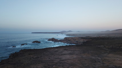 Nature from a camera in the middle of winter in the Canary Islands