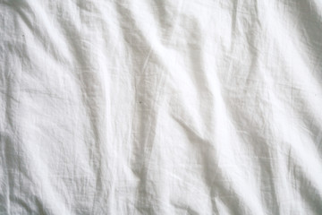 Fototapeta na wymiar Close-up white fabric flooring for backgrounds.