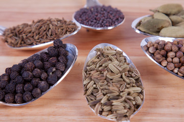 Spice seeds close-up