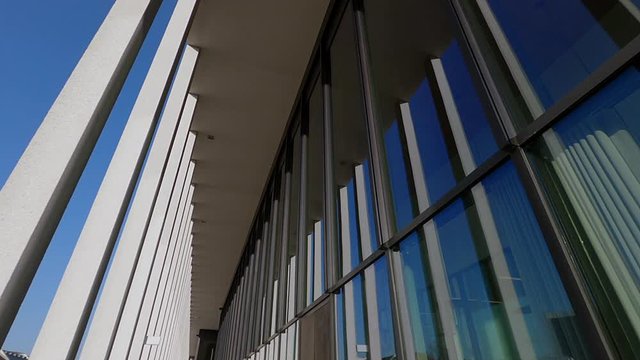 James Simon Galerie, Museumsinsel Berlin, detail of architecture