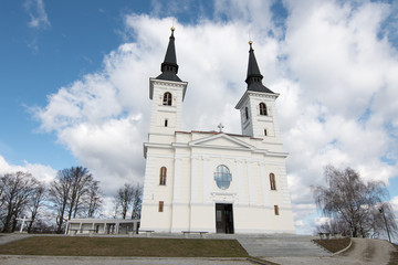 Pilgrimage church of Mary Help at Zaplaz near Catez - Trebnje, Slovenia