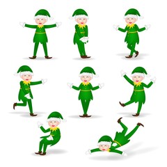 Cartoon carector_peterpan boy action of vector illustration