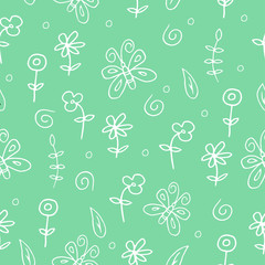 seamless pattern Doodle summer2