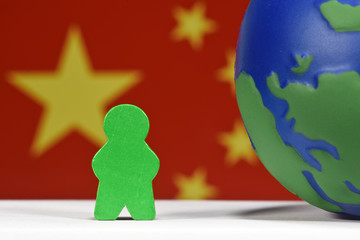 planete terre chine globe terrestre